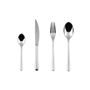 Nhà máy bán sỉ chất lượng cao thép không gỉ Flatware Set Dinner Knife Fork và Spoon