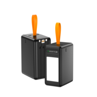 Banco de Energía Solar Personalizado de Alta Capacidad 80000 mAh, Cargador para iPhone y Laptop, Batería Externa de Emergencia para Exteriores