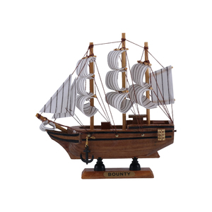 Souvenirs de bureau personnalisés de 16cm modèle de <span class=keywords><strong>bateau</strong></span> décoré de perles noires <span class=keywords><strong>bateau</strong></span> Santa Maria Vespucci modèle de décoration de <span class=keywords><strong>bateau</strong></span> en bois - Product Image 1