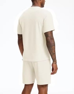 Conjunto de camiseta y pantalones cortos de secado rápido para hombre, estilo casual, holgado, con estampado personalizado, estilo vintage de verano. - Product Image 6