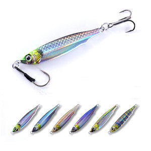 Naufrage Jigging Pesca Appâts Chute Lente Jig Lente Pêche UV Jig Impression 3D 7g 10g 15g 20g 25g 30g 40g 60g 80g Appât Dur En Métal - Product Image 1