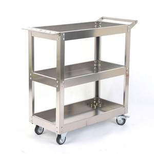 Chinese Roestvrijstalen Vrachttransport Bloempot Metalen Transportwagen - Product Image 2