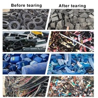 Mini broyeur de déchets de construction, de métaux, de plastique, de papier, de bois, de carton, de pneus, de plastique