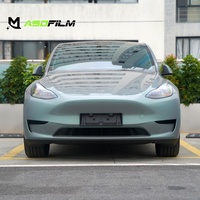 ASDFilm Film TPU Iridescent à Changement de Couleur Vert Turquoise Rêveur 7.5Mil PPF Surface Hydrophobe Amovible pour Enveloppement de Carrosserie Automobile