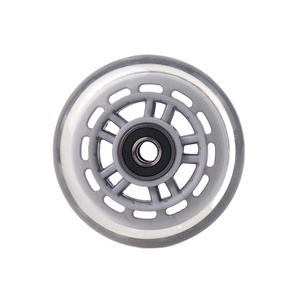 Roues de <span class=keywords><strong>patins</strong></span> à roulettes en ligne, roues de <span class=keywords><strong>patins</strong></span> à roulettes d'extérieur, roues de 80 mm, roues pour <span class=keywords><strong>patins</strong></span> à roulettes en ligne - Product Image 2