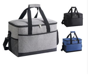 Sac isotherme à bandoulière grande capacité en tissu Oxford épais et imperméable, option personnalisable, <span class=keywords><strong>doublure</strong></span> <span class=keywords><strong>thermique</strong></span> pour pique-nique - Product Image 1