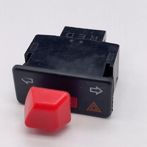 Pièces de moto, interrupteur double clignotant pour moto/vélo électrique, clignotant 34 mm avec interrupteur d'avertissement de danger, cinq interrupteurs principaux - Product Image 6