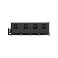 Maisonnette moderne en bois avec terrasse, cabane préfabriquée en conteneur pour jardin, villa, complexe hôtelier et hébergement d'invités