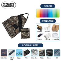 Tablier utilitaire camouflage robuste Mydays pour l'extérieur avec poches, idéal pour le travail du bois, la mécanique, le barbecue, le camping et les pique-niques, résistant à l'usure