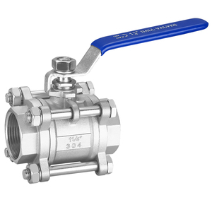 Válvula de Bola de Rosca Manual de Acero Inoxidable 304/316 de Alta Calidad, Diseño de 3 Vías y 3 Piezas, para Agua, Personalizable OEM - Product Image 2