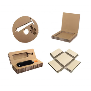 Prezzo <span class=keywords><strong>di</strong></span> fabbrica Custom Design basso MOQ ad alta resistenza Kraft a nido d'ape cartoncini/fogli <span class=keywords><strong>di</strong></span> cartone ondulato a nido d'ape - Product Image 6