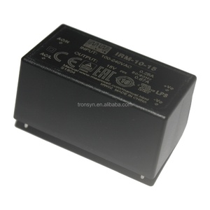 แหล่งจ่ายไฟสวิตชิ่ง Meanwell รุ่น 10W 15V 0.67A แบบติดตั้งบนแผงวงจร AC-DC สีเขียว สำหรับงานอุตสาหกรรมเครื่องจักรกล - Product Image 4