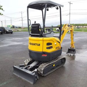 Mini-excavatrice sur chenilles Shantui SE18, pelle hydraulique compacte pour travaux d'aménagement paysager, agricoles, municipaux et de construction en espaces restreints - Product Image 6