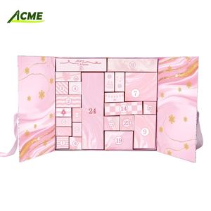 2024 neues Design Karton Verpackung Schmuck Weihnachten Advents kalender <span class=keywords><strong>Box</strong></span> mit Magnet verschluss - Product Image 1