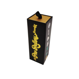 กล่องกระดาษแข็งแบบเลื่อนดีไซน์หรูหราพร้อมโลโก้ปั๊มฟอยล์ทอง กล่องแข็งแบบเลื่อนสำหรับลิปสติก - Product Image 5