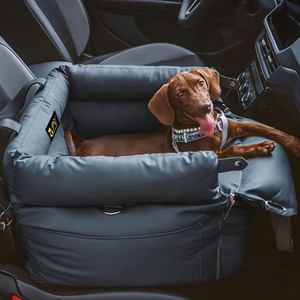 Asientos de Coche para Perros de Cuero Ecológico, Camas de Viaje, Camas de Lujo Impermeables para Mascotas y Hebillas de Seguridad para Asientos Traseros de Coche - Product Image 4
