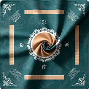 Sac de transport pliable moderne de luxe, antidérapant et imperméable pour jeux de cartes, jeux de société, tuiles, tapis de mahjong - Product Image 2