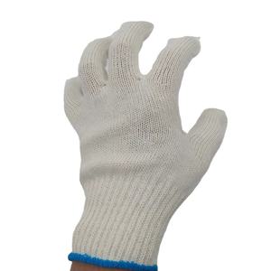 Guante de trabajo de punto blanco Shuoya más barato 30g 40g 50g guante de mecánico guantes de servicio mecánico - Product Image 4