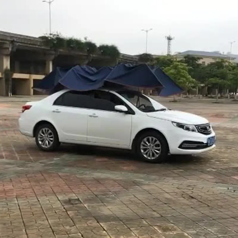 4m 4.5m 4.8m 5m 안티 uv 자동 접이식 태양 그늘 커버 지붕 자동차 커버 우산 양산 원격