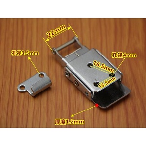 Hebilla Xin Jieliang de 60 mm x 25 mm, Gancho y Lazo de Acero Inoxidable 304 para Bolsas y Equipaje, Estilo Moderno y Profesional - Product Image 2