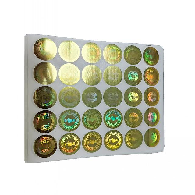 Custom QR Code Serial Number Hologram Sticker / Holographic Tamper Evident Security Label Stickers