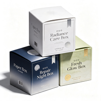 Boîtes en papier cosmétiques biodégradables et recyclables personnalisées de 30 ml, 50 ml, 100 ml, en carton blanc, pour sérum de soin de la peau, huile essentielle, vente chaude