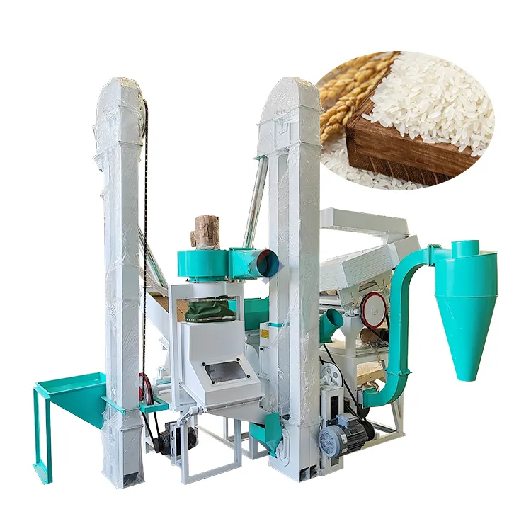 10 maquinaria de pantalla de molino de arroz salvaje pequeña máquina de molino de arroz en Nigeria