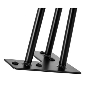 बाल के लिये कांटा पैर 28 ''इंच थोक सस्ते काले यू वी के आकार का आयरन स्टील रेस्तरां डेस्क पैर धातु फर्नीचर भोजन बाल के लिये कांटा टेबल पैर - Product Image 4