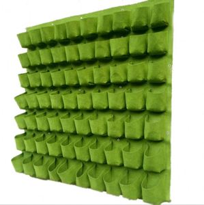 Macetas Verticales Colgantes de Pared de 2 a 72 Bolsillos, Macetas de Cultivo de Fieltro No Tejido - Product Image 1
