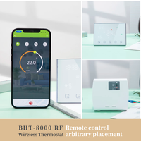 Beca-Termostato inalámbrico WiFi para colgar en la pared, horno de plástico para sistemas de calefacción de suelo, compatible con ODM