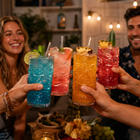 Verres à vin cylindriques transparents personnalisés avec logo, 20 oz, pour whisky, cocktails, jus, etc.