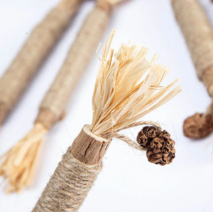 Bastoncino di noci Gall naturale Polygonum Multiflorum resistente giocattolo da masticare per la dentizione dei denti per la pulizia del tartaro rimozione alito fresco - Product Image 2