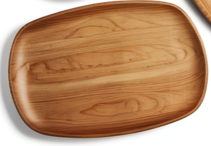 Bandeja y platos de madera de gran venta: Vajilla artesanal india, platos para aperitivos, platos de madera de la India para decoración. - Product Image 6