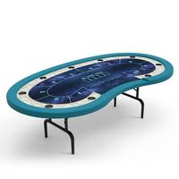 Tydzyh — jeu de cartes pour Poker, Texas, repliable, avec porte-gobelets, blanc, professionnel