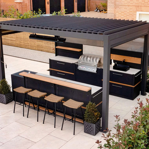 Vente en ligne de <span class=keywords><strong>cuisine</strong></span> extérieure modulaire personnalisée avec bar et pergola, camping, jardin, terrasse, ensemble de <span class=keywords><strong>cuisine</strong></span> extérieure avec <span class=keywords><strong>four</strong></span> à pizza - Product Image 2