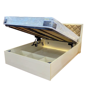 DACHENG Diseño contemporáneo Elevación eléctrica Cama otomana Camas dobles Almacenamiento Mecanismo hidráulico Bisagras de acero Modelo de sala de estar - Product Image 4