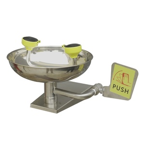 China Brand Yuexiang 304 Acero inoxidable con cubierta antipolvo <span class=keywords><strong>Lavaojos</strong></span> <span class=keywords><strong>de</strong></span> <span class=keywords><strong>emergencia</strong></span> portátil para uso industrial y <span class=keywords><strong>de</strong></span> laboratorio - Product Image 2