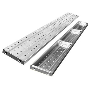 Low Price Galvanized <strong>Metal</strong> Steel Plank <strong>Decking</strong> Walk Board Construct <strong>Scaffolding</strong> Plank with Hook