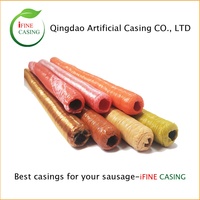 Saucisse utilisant des boyaux en plastique