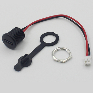 <span class=keywords><strong>Cable</strong></span> USB Tipo C con Conector M12 para Montaje en Panel, Conector USB C con Montaje en Mamparo M12 - Product Image 3