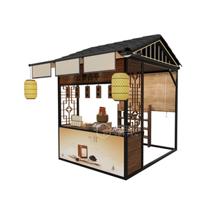 Kiosque alimentaire et boissons en acier inoxydable Cloud Dream Ancient Pavilion 4,8 m, montage facile en extérieur, alimentation intégrée - Product Image 1