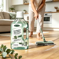 Nettoyant concentré multi-effets pour sols à l'eucalyptus, liquide de nettoyage naturel rafraîchissant et décontaminant