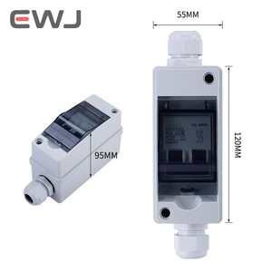 Interruptor de disyuntor de CC fotovoltaico DC500V, resistente al agua para exteriores, IP65, una en una caja combinadora solar - Product Image 3