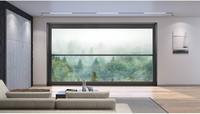 Ventana Corredera Vertical Inteligente con Control Remoto Eléctrico VOBO, de Aluminio y Acero Inoxidable, Impermeable, para Hoteles y Exteriores