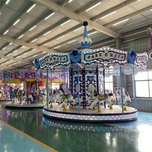 juegos mecanicos grande <span class=keywords><strong>de</strong></span> la feria carrusel infantil con led luces Capacidad 24 personas Instalado en parque <span class=keywords><strong>de</strong></span> atracciones - Product Image 4