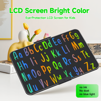 Tablet LCD Portabel Multifungsi 22-Inci untuk Belajar, Tablet Tulis Digital Anak, Mainan Edukasi, Tablet Gambar LCD untuk Anak-Anak