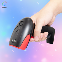 AIXW 2027 Lecteur de codes-barres 2.4G, version plus récente, compatible PC, Mac, système POS, USB pour entrepôt, commerce de détail, logistique, caisse