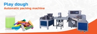 Machine automatique d'extrudeuse de pâte à modeler pour pâte à modeler pâte à modeler pâte à modeler pâte à modeler argile légère machine d'emballage
