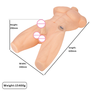 Búp bê tình dục nam bán thân rung với dương vật giả lớn dành cho phụ nữ, nam giới, cặp đôi đồng tính, chân thực, 1.5kg, đồ chơi tình dục cho phụ nữ, đồ chơi đồng tính - Product Image 6