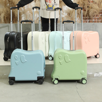 Valise à roulettes pour enfant 18'' 20'' avec dessin animé, chariot enfant, bagage à roulettes en alliage d'aluminium, serrure à combinaison, ABS, couleur personnalisée